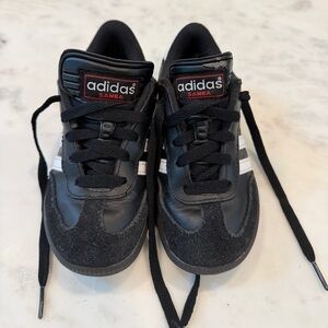 Adidas Samba Kids Sneakers – Size 12.5 US – Black & White (Indoor soccer)
